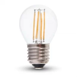 V-TAC VT-1980 LAMPADINA LED E27 4W MINIGLOBO G45 FILAMENTO - SKU 4306 / 4427 / 4428 