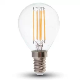 V-TAC VT-1996 LAMPADINA LED E14 4W MINIGLOBO FILAMENTO P45 - SKU 4300 / 4425 / 4426 