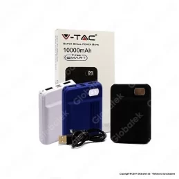 V-TAC VT-3504 POWER BANK PORTATILE 10000 MAH 2 USCITE USB 2,1A - SKU 8850 / 8851 / 8852 / 8853 