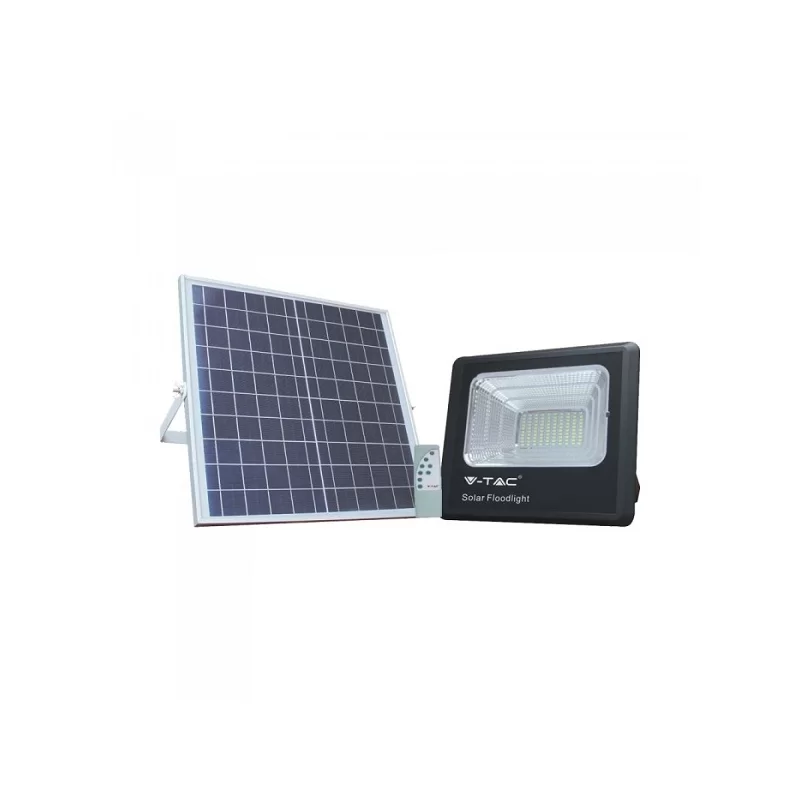 V-TAC VT-60W FARO LED 20W A BATTERIA CON PANNELLO SOLARE E TELECOMANDO - SKU 8575 / 94010 