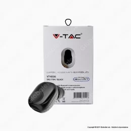 V-TAC VT-6500 AURICOLARE BLUETOOTH MINI EARBUDS COLORE NERO - SKU 7704 