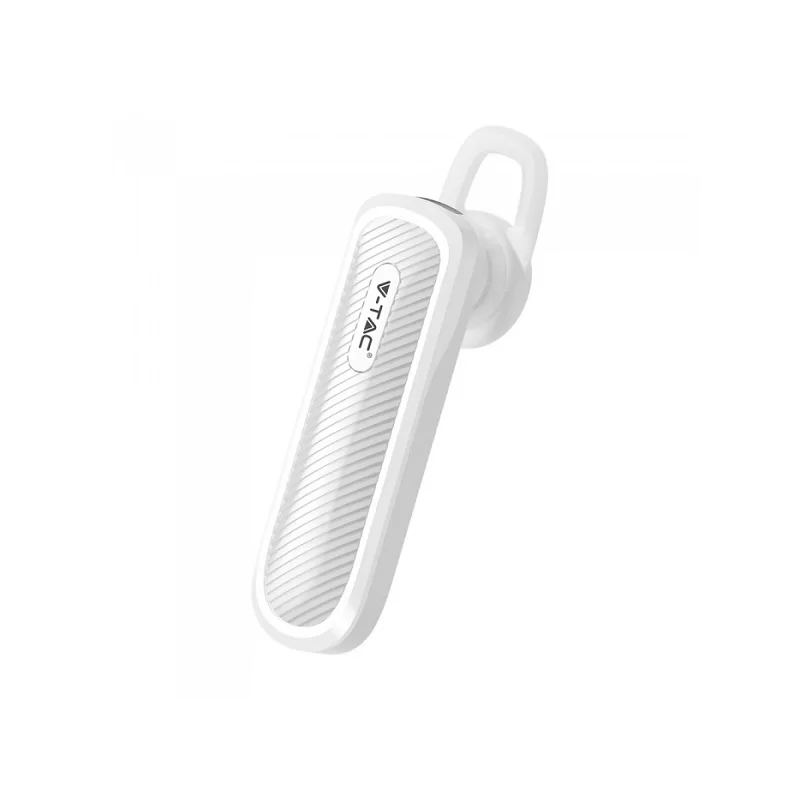 V-TAC VT-6700 AURICOLARE BLUETOOTH HEADSET COLORE BIANCO - SKU 7701 