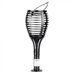 V-TAC VT-719 LANTERNA DA GIARDINO CON LUCE LED E PANNELLO SOLARE - SKU 8558 