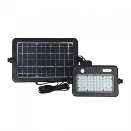 V-TAC VT-788-10 FARO LED 10W A BATTERIA RICARICABILE CON PANNELLO SOLARE - SKU 8674 