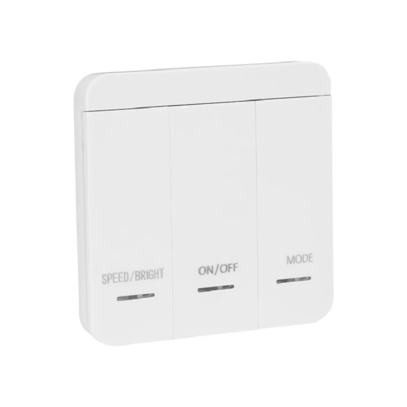 V-TAC CONTROLLER WIRELESS PER STRISCE LED RUNNING MONOCOLORE CON PULSANTIERA DI COMANDO 3 TASTI 24V 1 CANALE - SKU 23610 