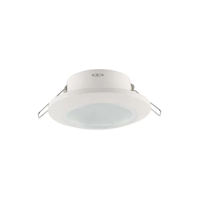 V-TAC VT-981 PORTAFARETTO ROTONDO FISSO DA INCASSO PER LAMPADINE GU10 BIANCO IP44 - SKU 6698 