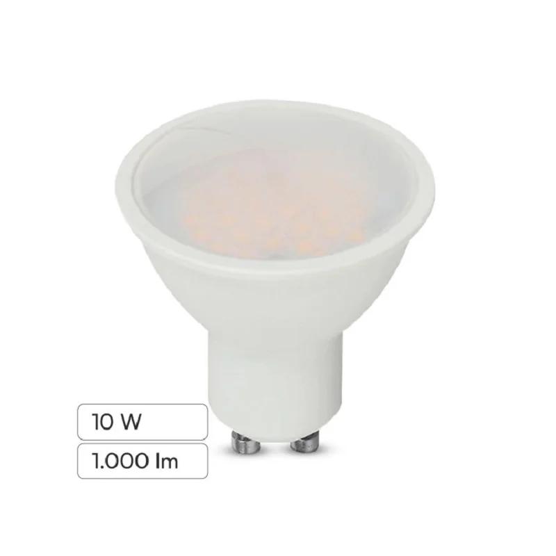 V-TAC VT-271 LAMPADINA LED GU10 10W FARETTO PAR16 SMD - SKU 218781 / 218791 / 218801 