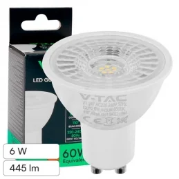 V-TAC VT-247 LAMPADINA LED GU10 6W FARETTO PAR16 SMD - SKU 211921 / 211931 / 211941 