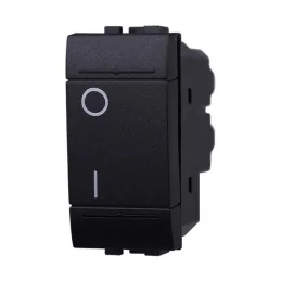 ETTROIT SPACE INTERRUTTORE 2P 16A - MOD. LN0402 - COMPATIBILE CON BTICINO LIVING LIGHT / INTERNATIONAL 
