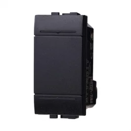 ETTROIT SPACE PULSANTE 1P - MOD. LN1001 - COMPATIBILE CON BTICINO LIVING LIGHT / INTERNATIONAL 
