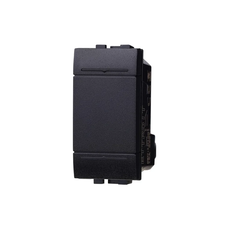 ETTROIT SPACE PULSANTE 1P - MOD. LN1001 - COMPATIBILE CON BTICINO LIVING LIGHT / INTERNATIONAL 