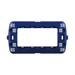 ETTROIT SPACE SUPPORTO 4POSTI - MOD. LN0204 - COMPATIBILE CON BTICINO LIVING LIGHT / INTERNATIONAL 