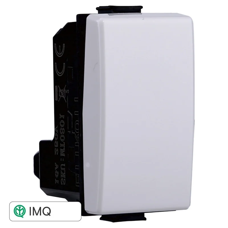 ETTROIT SOLAR PULSANTE 1P - MOD. MT1001 - COMPATIBILE CON BTICINO MATIX 