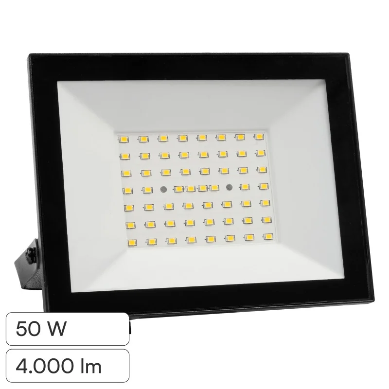 V-TAC VT-44054 FARO LED 50W FARETTO SMD IP65 COLORE NERO - SKU 23988 / 23990 