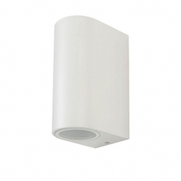 V-TAC VT-7652 PORTALAMPADA DOPPIO WALL LIGHT DA MURO PER 2 LAMPADINE GU10 IP44 - SKU 7542 