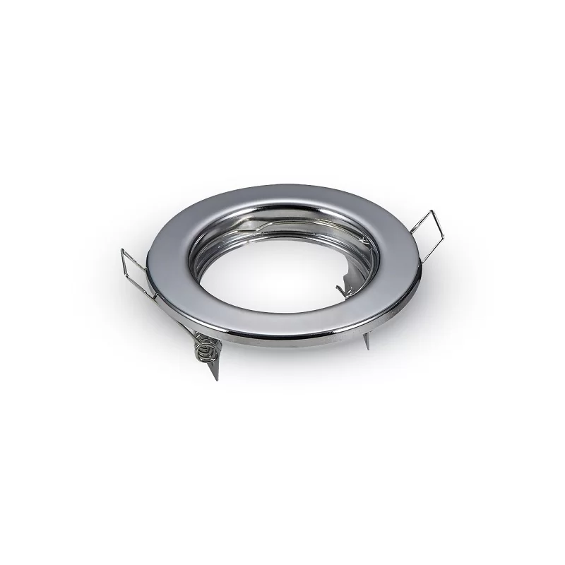 V-TAC VT-778 2 PORTAFARETTI FISSI ROTONDI DA INCASSO PER LAMPADINE GU10 E GU5.3 - SKU 3586 