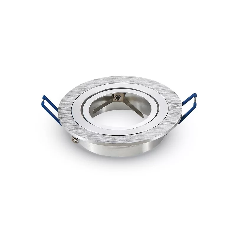 V-TAC VT-782RD PORTAFARETTO ORIENTABILE ROTONDO DA INCASSO PER LAMPADINE GU10 E GU5.3 - SKU 3600 