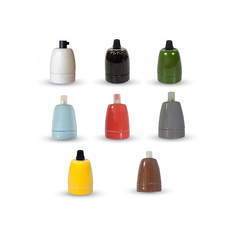 V-TAC VT-7998 PORTALAMPADA IN PORCELLANA PER LAMPADINE E27 
