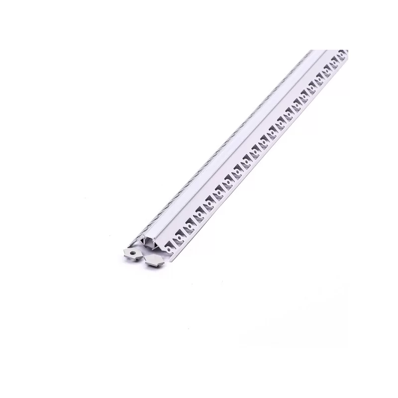V-TAC VT-8103 PROFILO ANGOLARE IN ALLUMINIO A SCOMPARSA PER STRISCE LED - LUNGHEZZA 2 METRI - SKU 3361 
