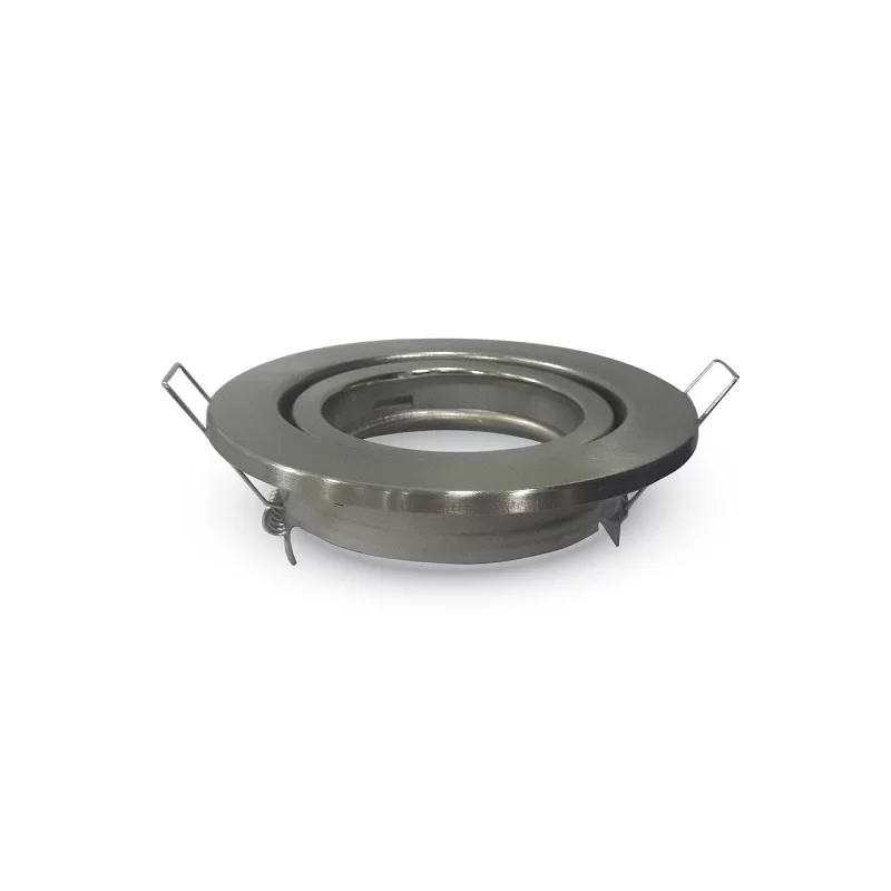 V-TAC VT-7227 PORTAFARETTO ORIENTABILE ROTONDO DA INCASSO PER LAMPADINE GU10 E GU5.3 - SKU 3470 