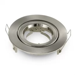 V-TAC VT-775 PORTAFARETTO ORIENTABILE ROTONDO DA INCASSO PER LAMPADINE GU10 E GU5.3 - SKU 3646 