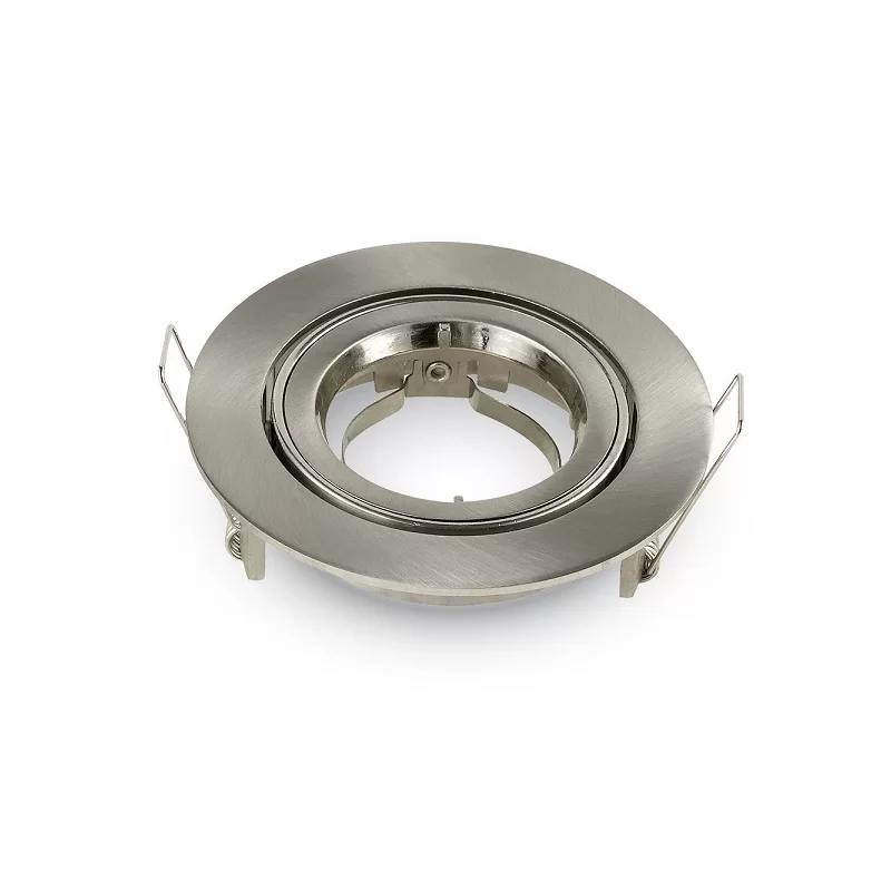 V-TAC VT-775 PORTAFARETTO ORIENTABILE ROTONDO DA INCASSO PER LAMPADINE GU10 E GU5.3 - SKU 3646 