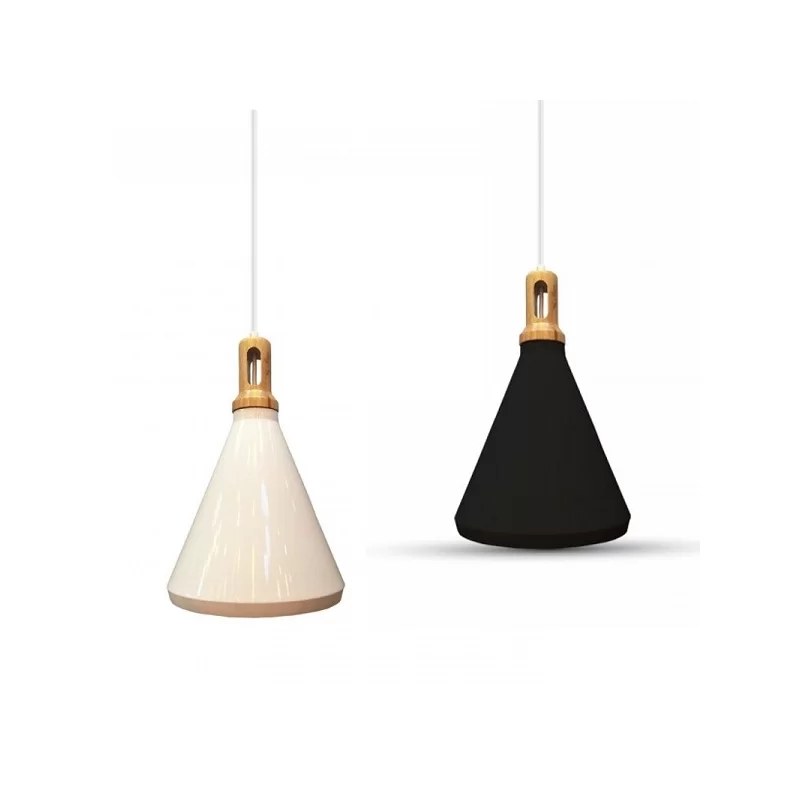 V-TAC VT-7525 LAMPADARIO IN METALLO CON PORTALAMPADA PER LAMPADINE E27 - SKU 3761 / 3762 